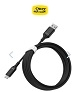 Otterbox - Charge/Sync USB-C Cable 10ft Black