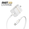 Otterbox - Premium Fast Charge Power Delivery Wall Charger 20W with Lightning 3.3ft White
