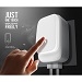 Dual USB Wall Charger With Touch  LED Light 2.4A