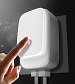 Dual USB Wall Charger With Touch  LED Light 2.4A With Apple MFI Cable