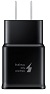 Samsung - AFC Wall Charger 2A with USB-C Cable 5ft Black