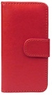Wallet Case For  Samsung J1 Red