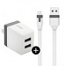 Muvit MUPAK0314 Wall Charger With Lightning Cable  2.0A