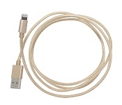 NuPower MFI Lightning Cable Braided  1.2 M  Gold