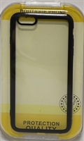 Clear and Black Bumper for iPhone 6  Plus