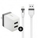Muvit MUPAK0314 Wall Charger With Lightning Cable  2.0A