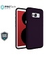 Military Grade Protective Case For Samsung Galaxy S8 Aubergine( Burgundy Black)